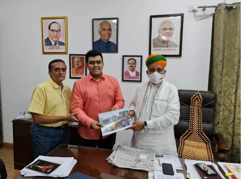 With Shri Arjun Ram Meghwal ji, Parliamentary Affairs Minister for State - Government of India